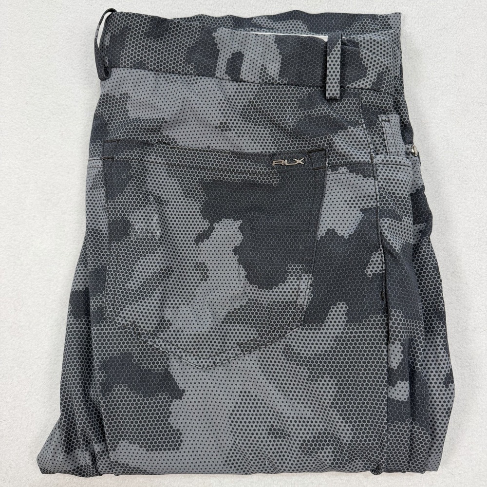 RLX Ralph Lauren Men's Golf Pants 34x32 Billy Horschel Camo Stretch Gray
